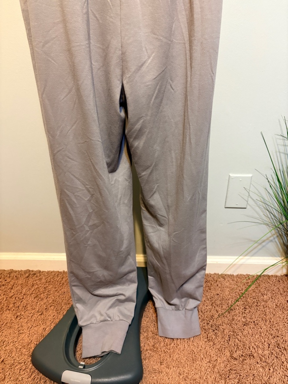 Women's Gray Drawstring Jumpsuit - Picture 5 of 5